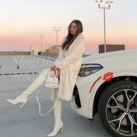 ZARA Geometrical Heel High Shaft Boots - Picture 3 of 8